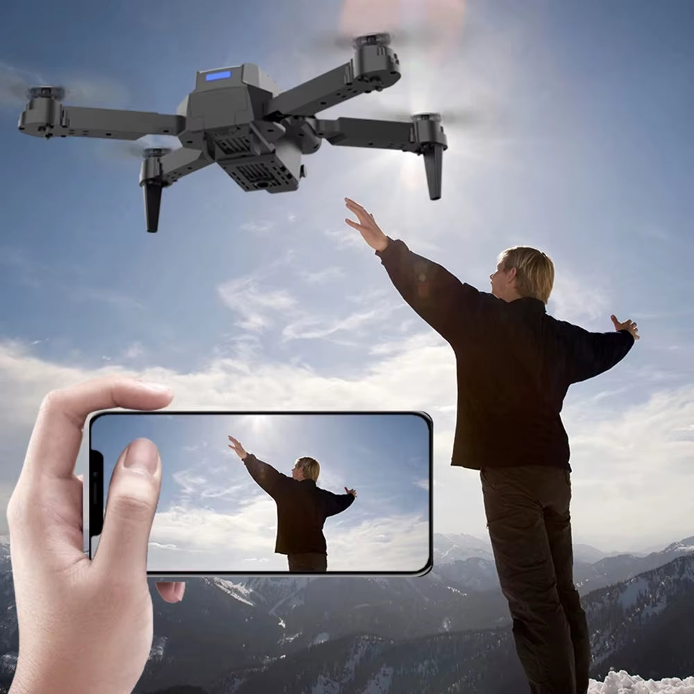 Dron profesional E88 4K gran angular HD 1080P, cámara Wifi FPV, retención de altura, plegable, cuadricóptero RC, juguetes para niños