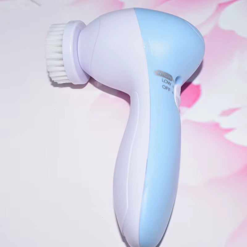 Limpiador Facial Eléctrico 5 en 1 Cepillo de Limpieza Facial Máquina de Lavado Masajeador para el Cuidado de la Piel Spa Herramientas de Limpieza de Puntos Negros
