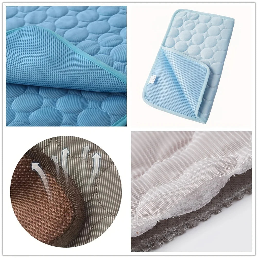 Esterilla refrescante para Gatos y Perros, cama fría de verano para mascotas, extragrande, para Gatos, perros pequeños y grandes, accesorios para mascotas, manta duradera para gatos, sofá, manta de hielo para gatos