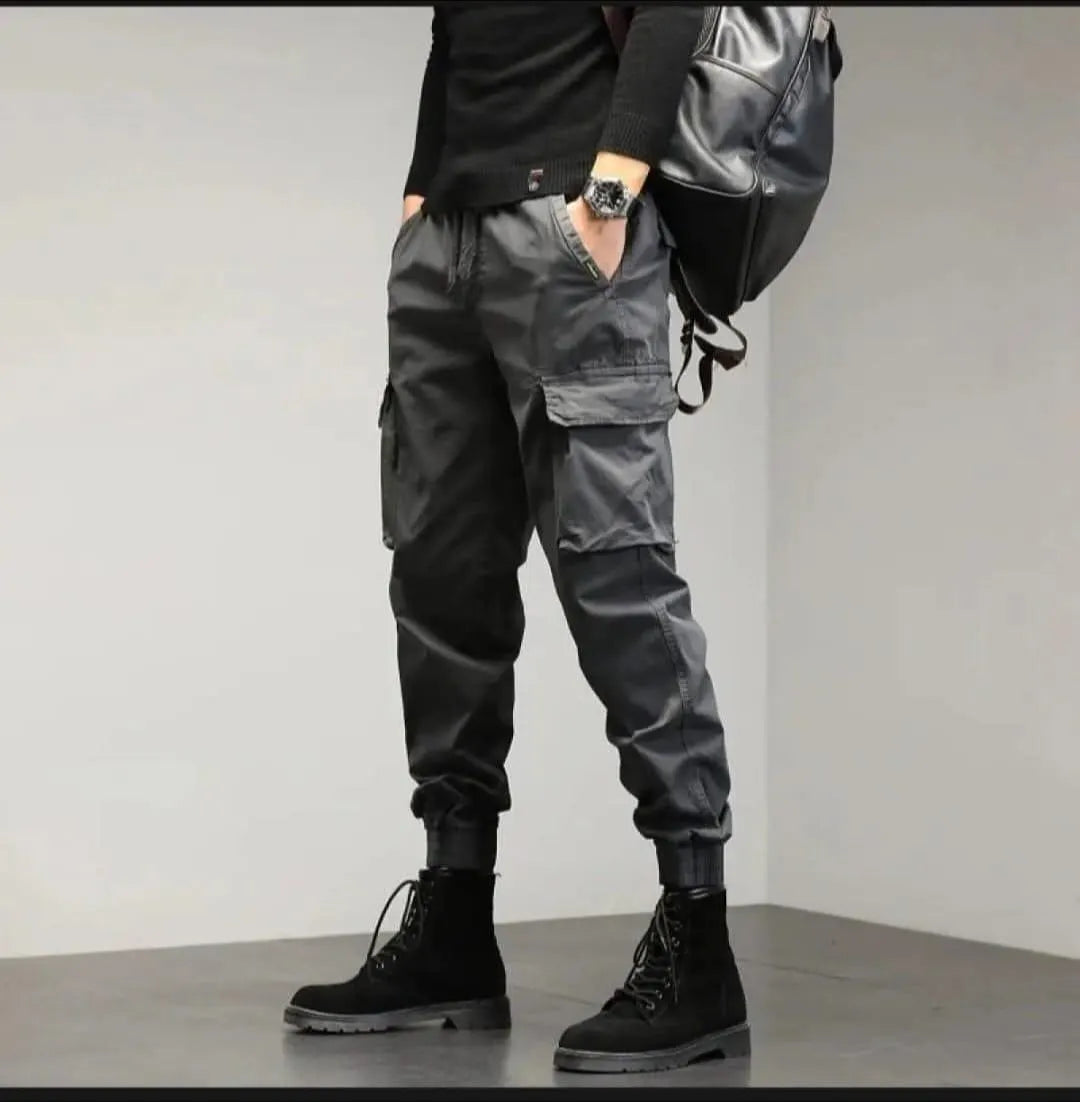 Pantalones de Hombre con 6 Bolsillos | Pantalones Cargo para Trabajo y Viajes | Ropa Casual para Exteriores