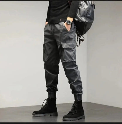 Pantalones de Hombre con 6 Bolsillos | Pantalones Cargo para Trabajo y Viajes | Ropa Casual para Exteriores