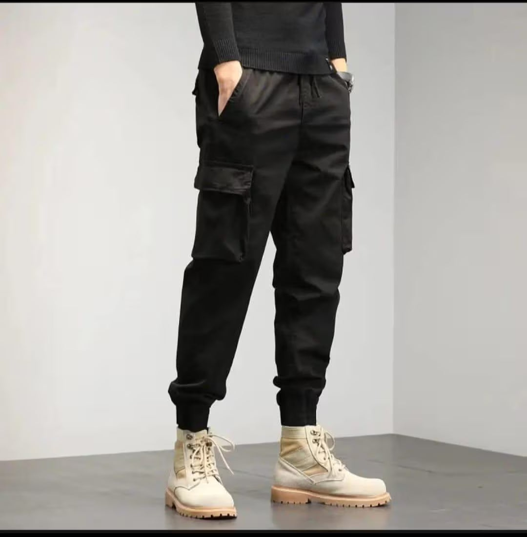 Pantalones de Hombre con 6 Bolsillos | Pantalones Cargo para Trabajo y Viajes | Ropa Casual para Exteriores