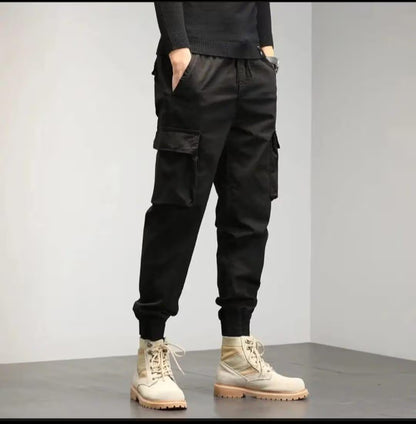 Pantalones de Hombre con 6 Bolsillos | Pantalones Cargo para Trabajo y Viajes | Ropa Casual para Exteriores