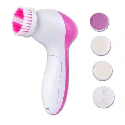 Limpiador Facial Eléctrico 5 en 1 Cepillo de Limpieza Facial Máquina de Lavado Masajeador para el Cuidado de la Piel Spa Herramientas de Limpieza de Puntos Negros