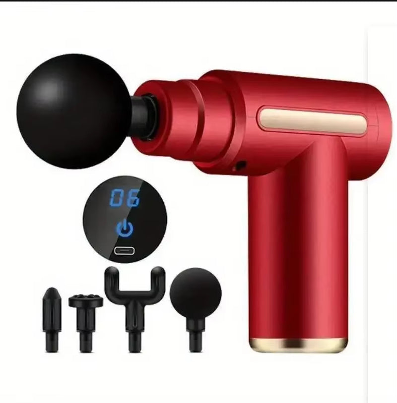 Mini Pistola de Masaje Muscular Portátil Masajeador Corporal de Percusión Profunda de Mano para Espalda, Cuello, Piernas y Cuerpo